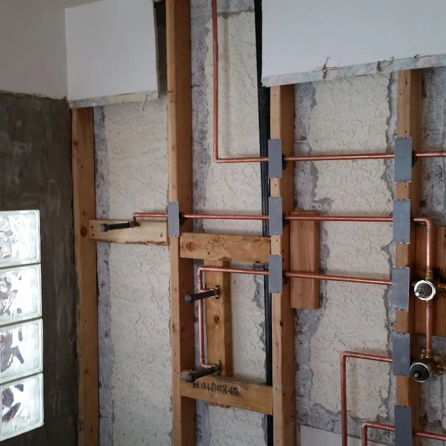 Copper pipe installation for Burst Pipe Repair in La Presa